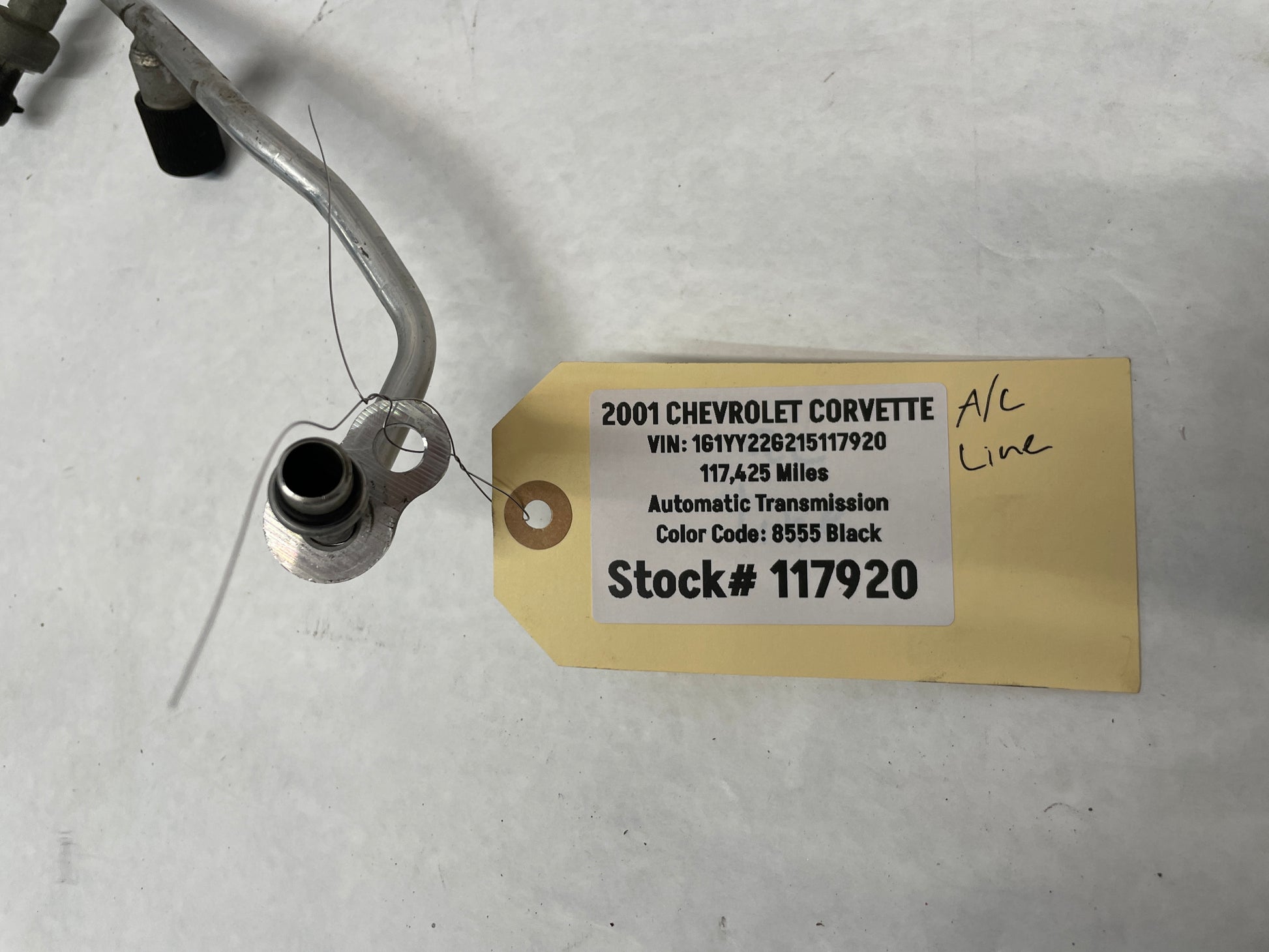 2001 Chevy C5 Corvette AC Line Condenser to Evaporator OEM - Day's Parts Yard