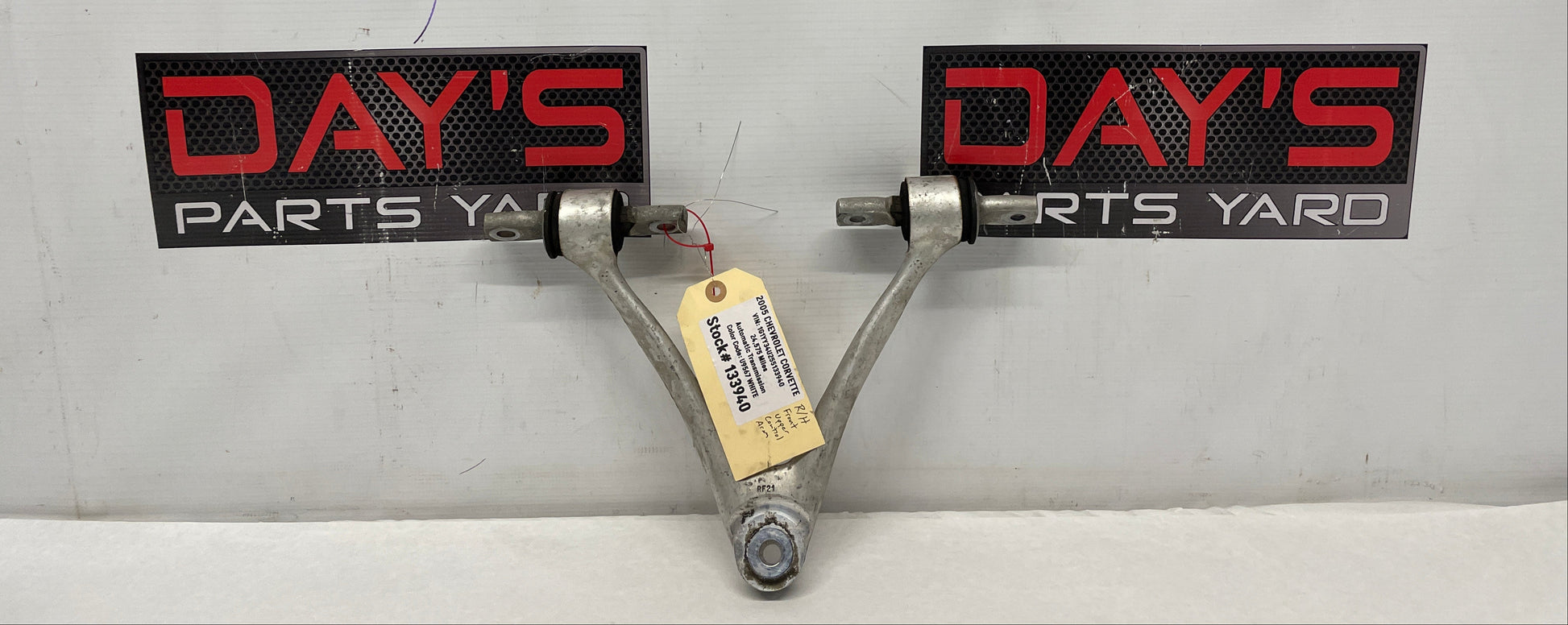 2005 Chevy C6 Corvette RH Passenger Front Suspension Upper Control Arm OEM - Day's Parts Yard