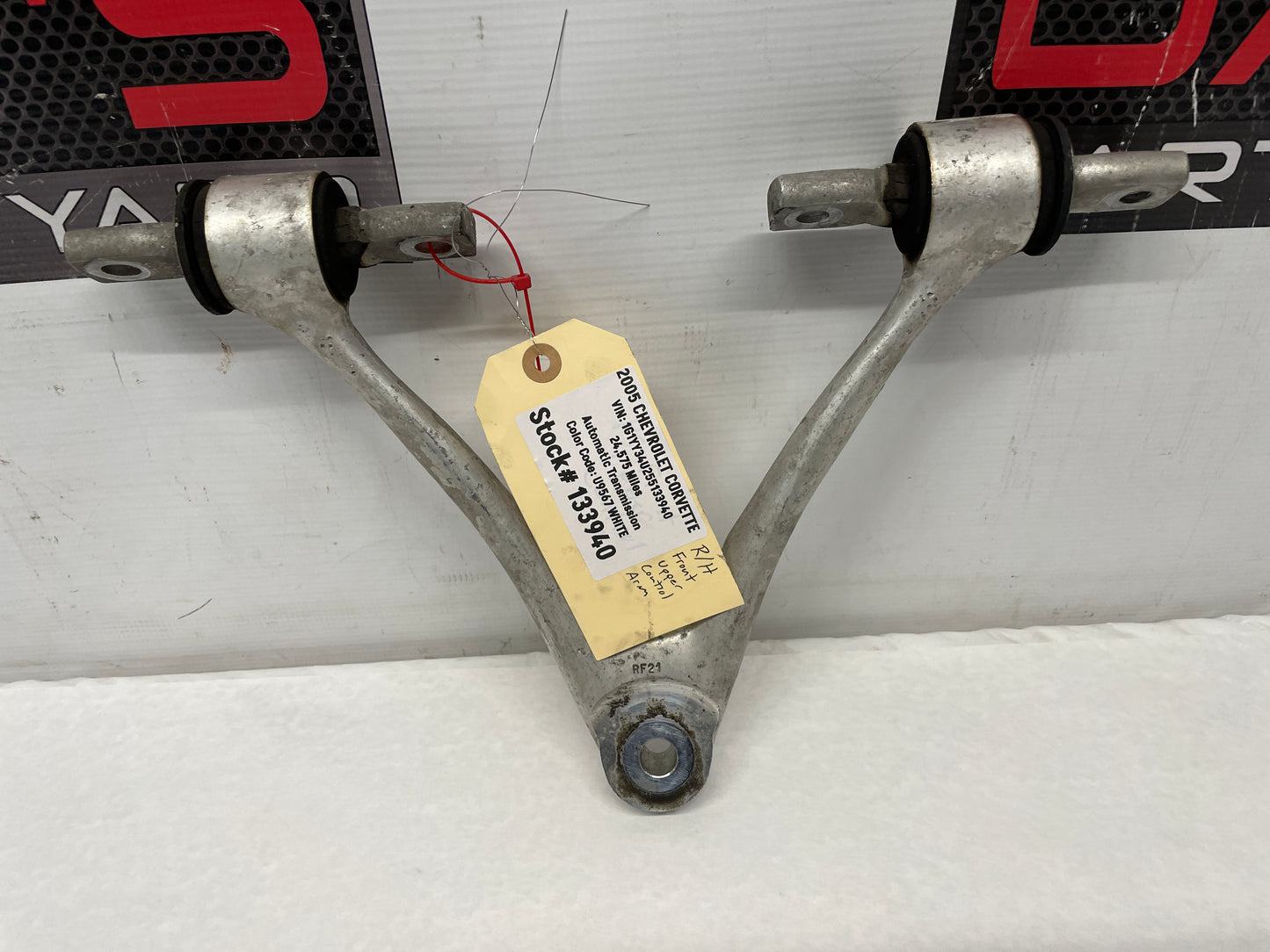 2005 Chevy C6 Corvette RH Passenger Front Suspension Upper Control Arm OEM - Day's Parts Yard