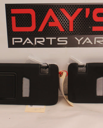 2019 Chevy Camaro SS 1LE Sun Visors Sunvisor Set w/ Clips OEM