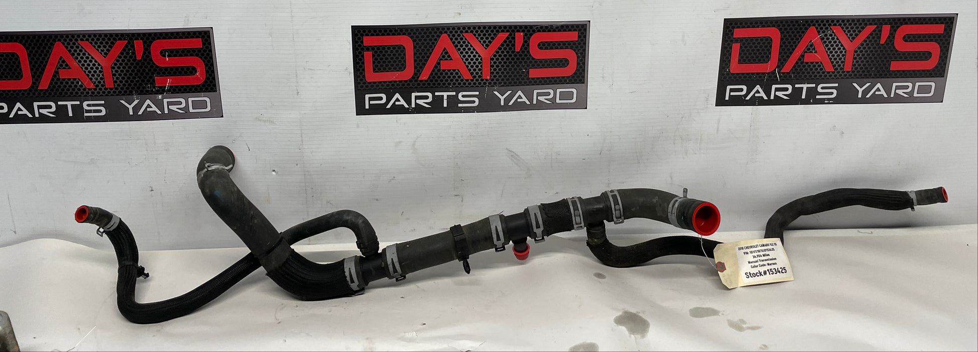 2018 Chevy Camaro 1LE SS Radiator Coolant Lines Hoses Tubes OEM - Day's Parts Yard