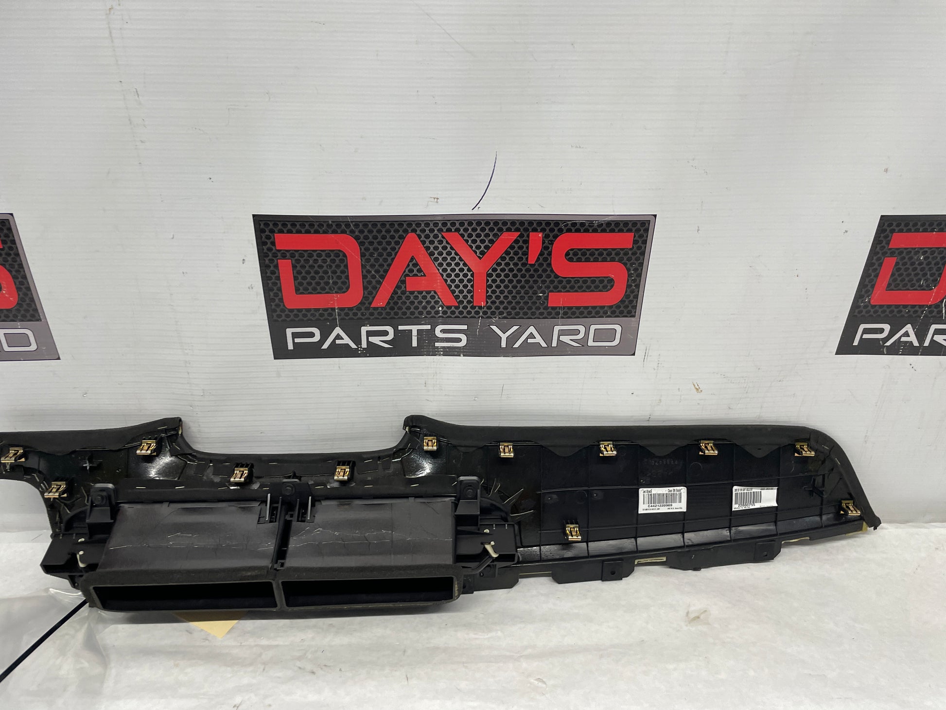 2012 Chevy Camaro ZL1 Alcantara Black Suede Dash Trim Insert Panel OEM - Day's Parts Yard
