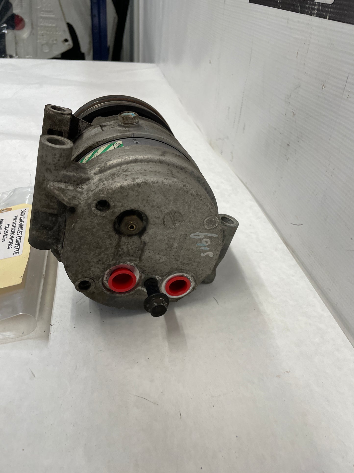 2001 Chevy C5 Corvette AC Compressor w/ Hardware OEM - Day's Parts Yard