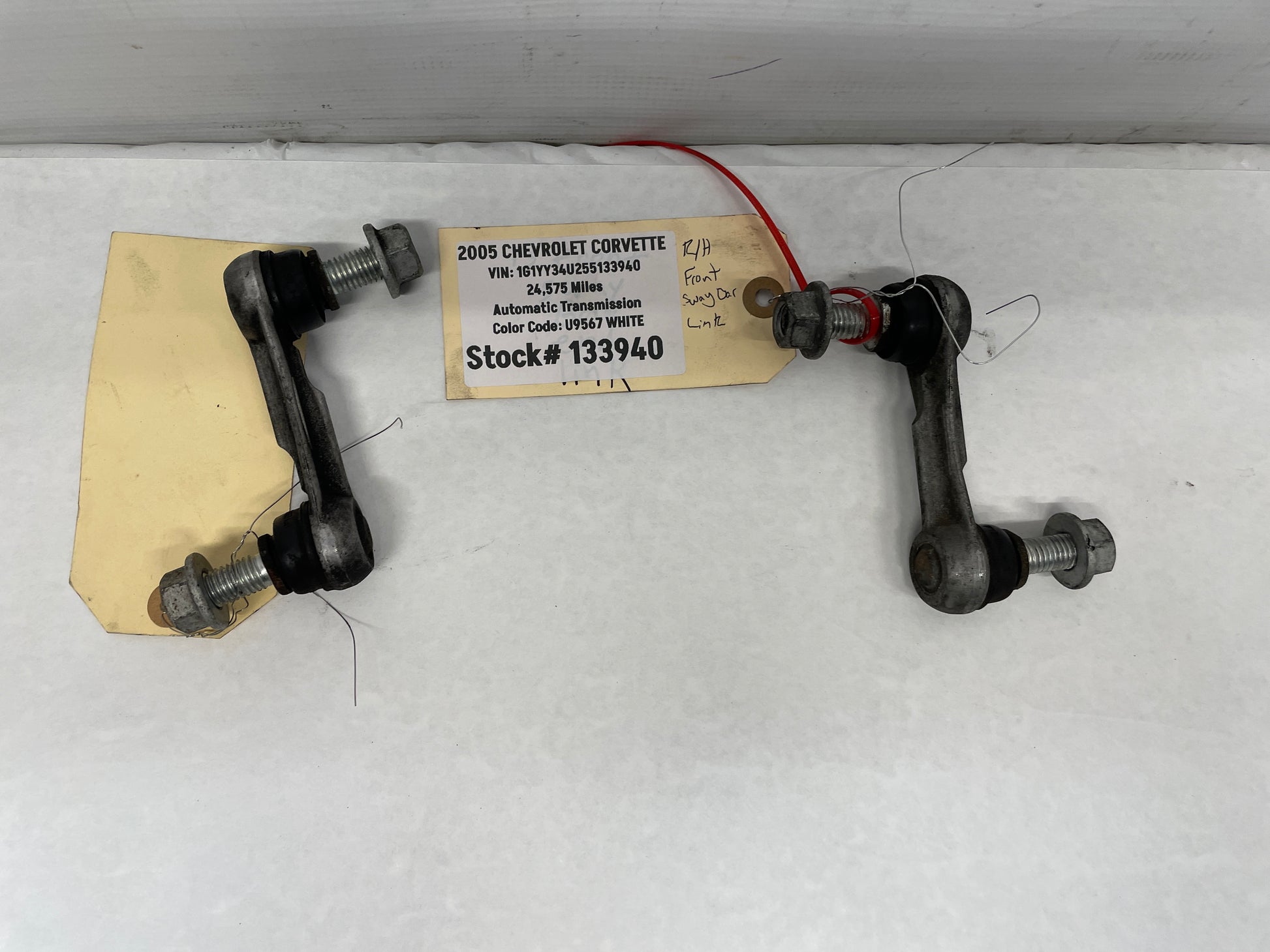 2005 Chevy C6 Corvette RH & LH Suspension Stabilizer Sway Bar End Links OEM - Day's Parts Yard