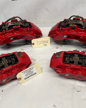 2018 Chevy Camaro 1LE SS Brembo Brake Calipers and Rotors OEM