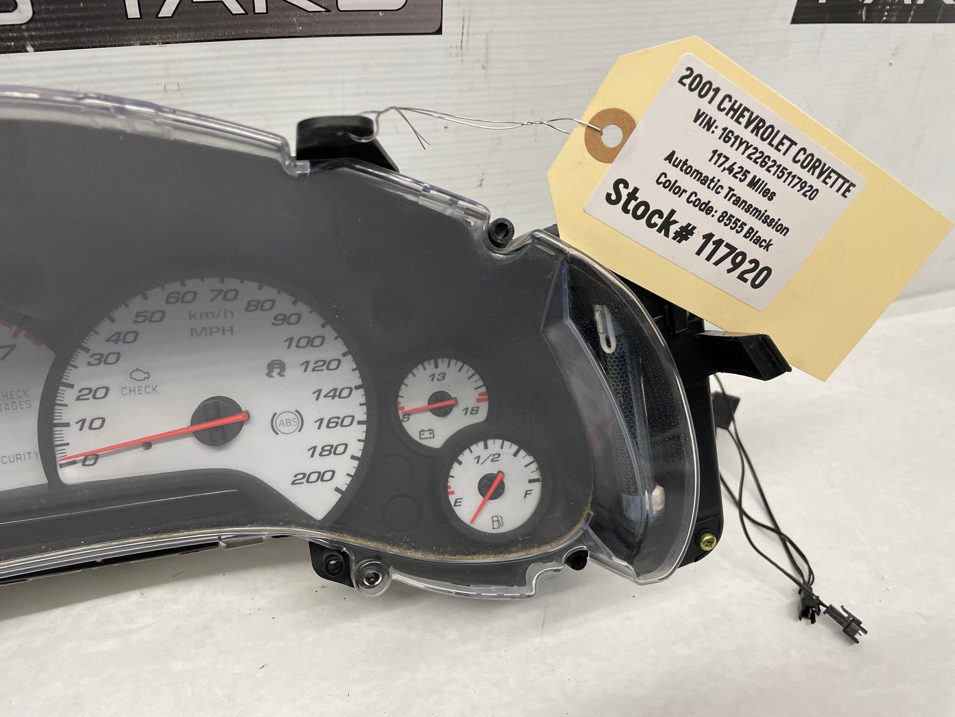 2001 Chevy C5 Corvette Instrument Panel Gauge Cluster Speedometer OEM - Day's Parts Yard