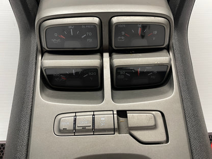 2012 Chevy Camaro ZL1 Complete Center Console Arm Rest w/ Auxiliary Gauges OEM - Day's Parts Yard