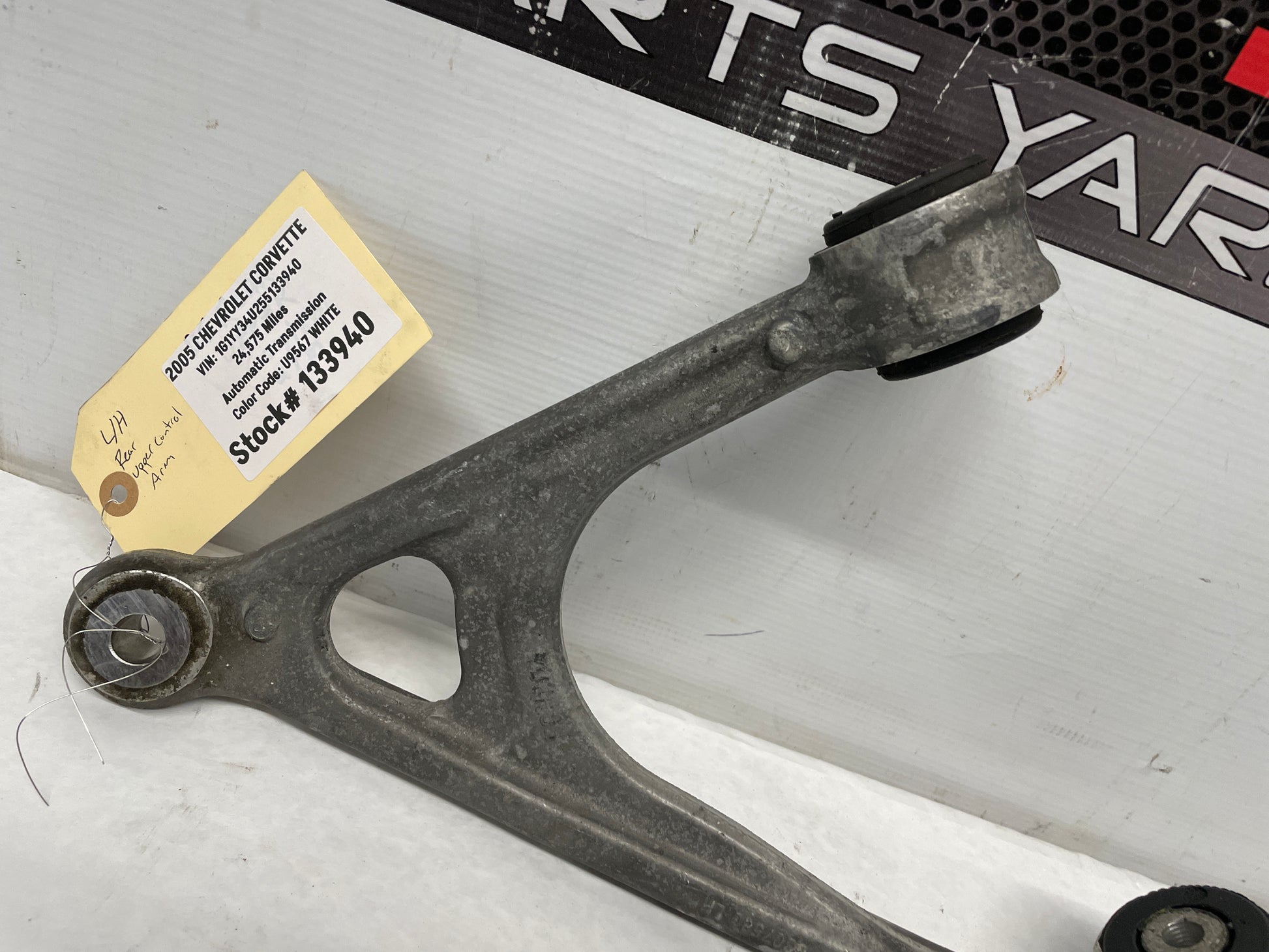 2005 Chevy C6 Corvette LH Driver Rear Suspension Upper Control Arm OEM - Day's Parts Yard