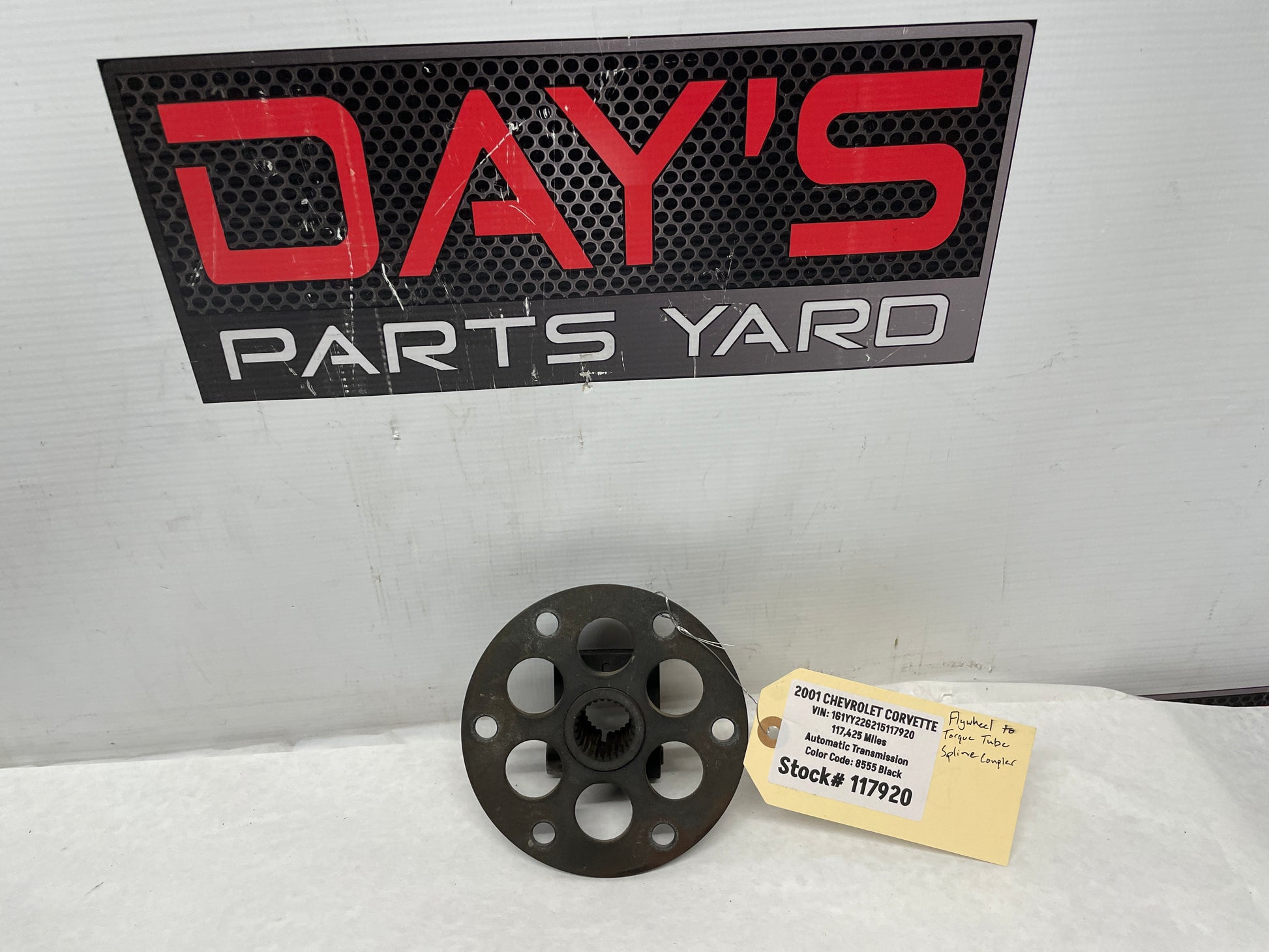 2001 Chevy C5 Corvette Flywheel/ Driveshaft Torque Tube Flex Plate Coupler OEM - Day's Parts Yard