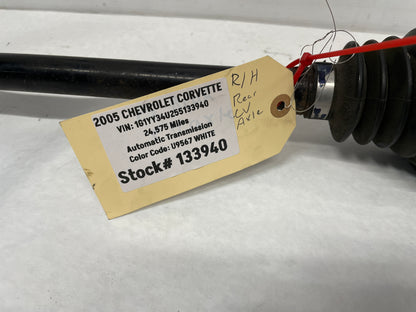 2005 Chevy C6 Corvette RH Passenger Rear CV Axle Half Shaft OEM 24k - Day's Parts Yard