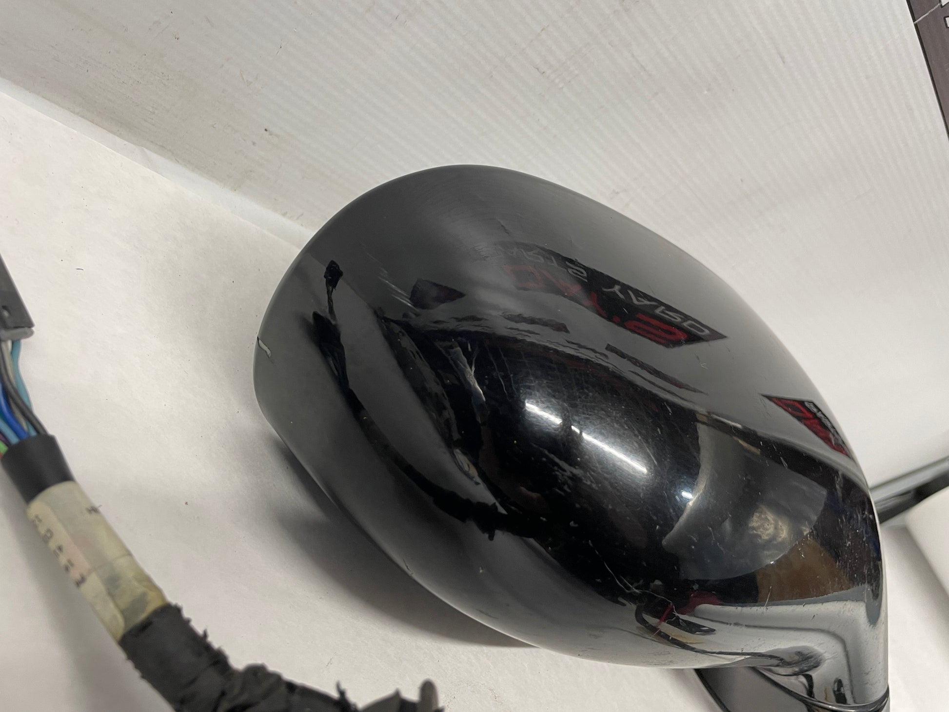 2001 Chevy C5 Corvette RH Passenger Exterior Out Side Mirror Black OEM - Day's Parts Yard