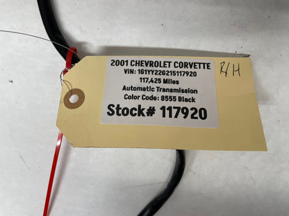 2001 Chevy C5 Corvette RH Passenger Exterior Out Side Mirror Black OEM - Day's Parts Yard