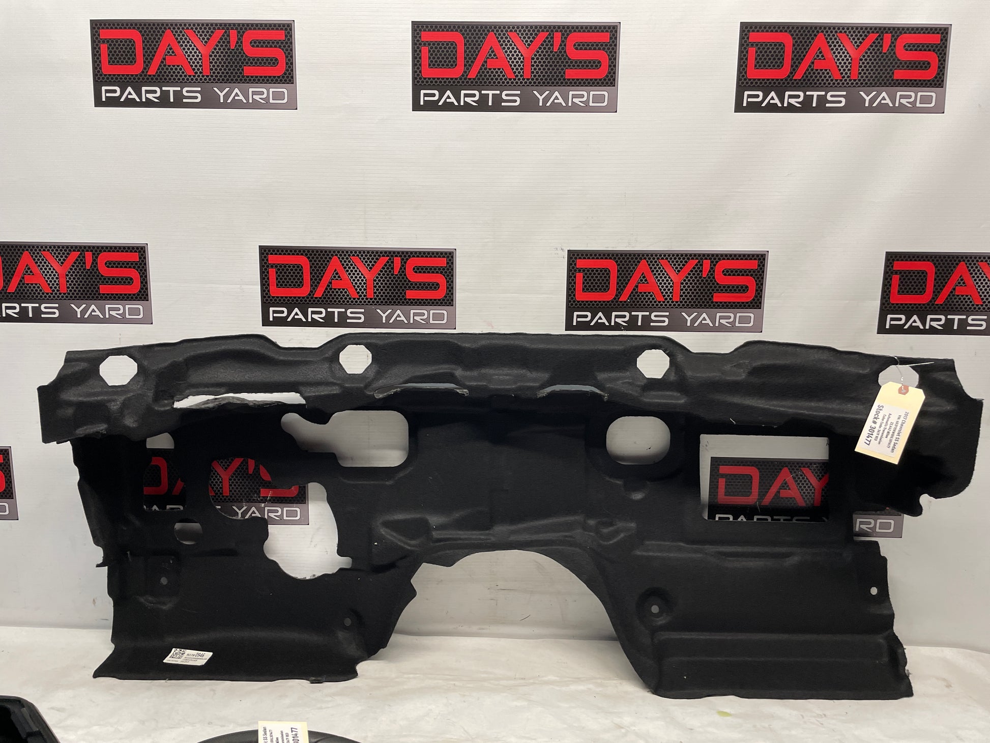 2017 Chevy SS Sedan Interior Firewall Dash Panel Inner Insulator OEM - Day's Parts Yard
