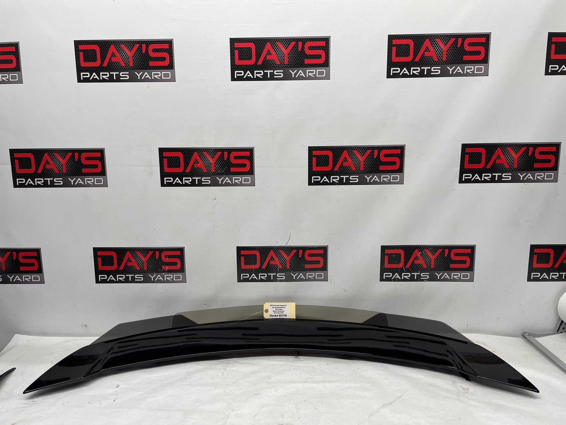 2012 Chevy Camaro ZL1 Spoiler Wing Duck Bill OEM - Day's Parts Yard