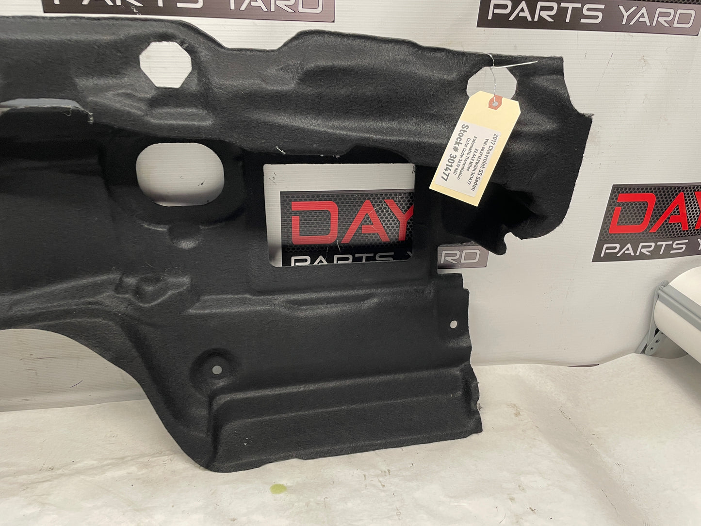2017 Chevy SS Sedan Interior Firewall Dash Panel Inner Insulator OEM - Day's Parts Yard