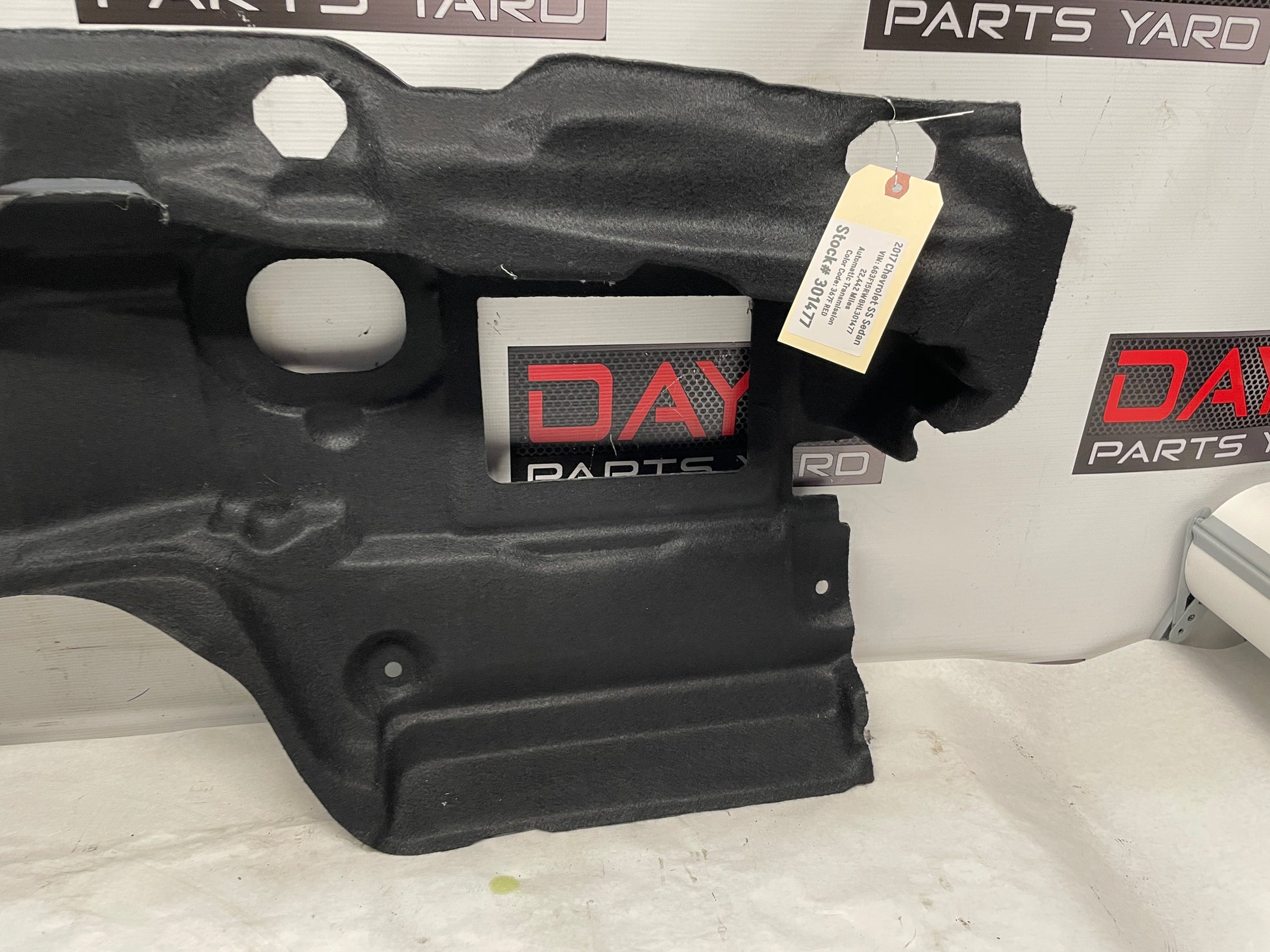 2017 Chevy SS Sedan Interior Firewall Dash Panel Inner Insulator OEM - Day's Parts Yard