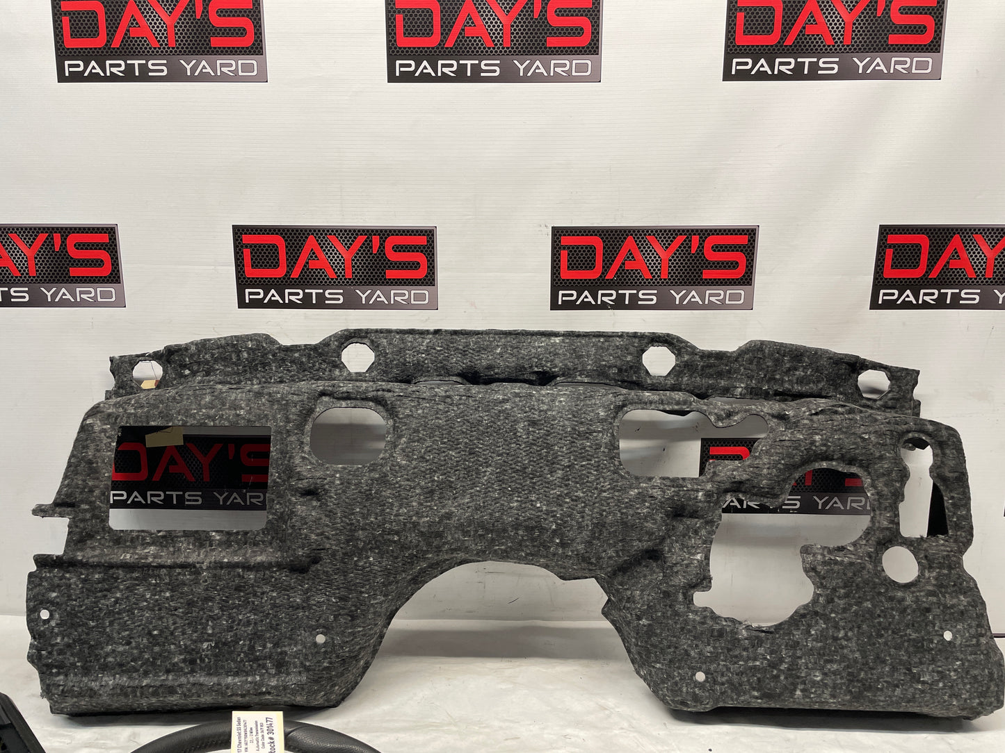 2017 Chevy SS Sedan Interior Firewall Dash Panel Inner Insulator OEM - Day's Parts Yard