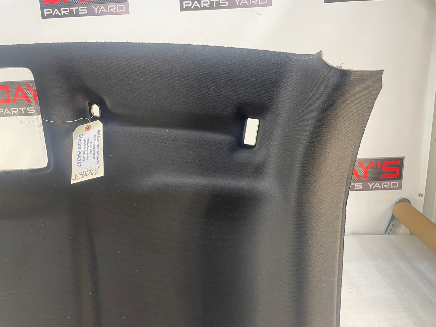 2014 Chevy Camaro SS Hardtop Headliner Head Liner Ebony Black OEM - Day's Parts Yard