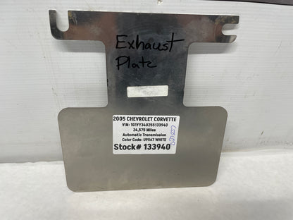 2005 Chevy C6 Corvette Rear Exhaust Enhancer Plate OEM - Day's Parts Yard