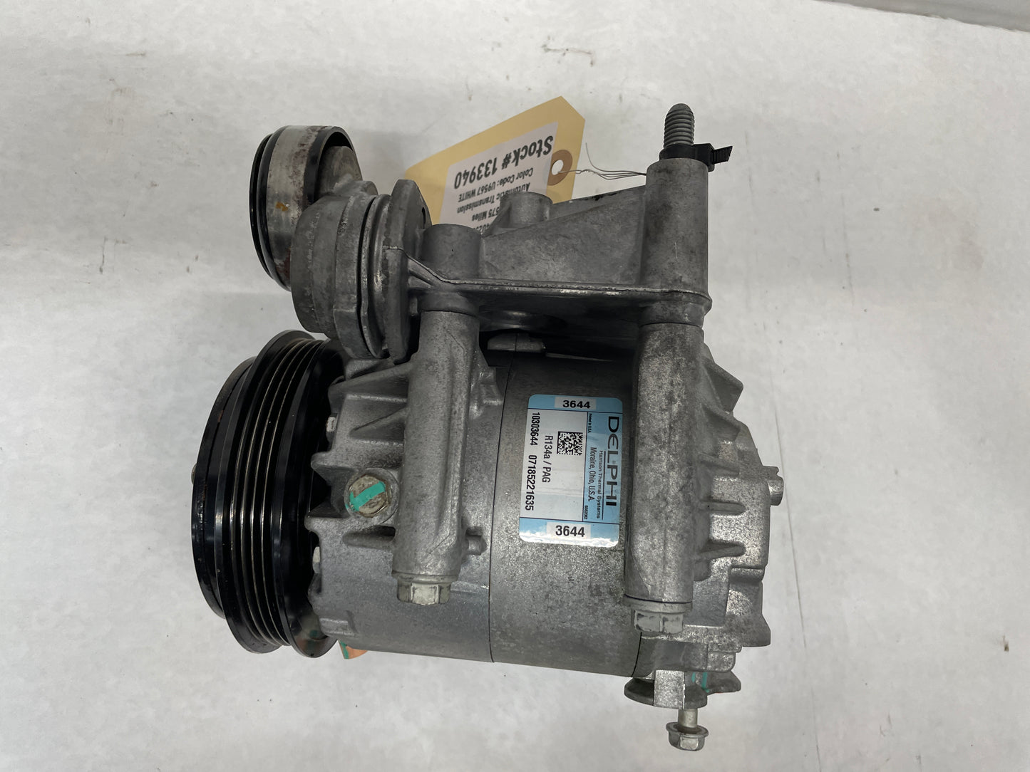 2005 Chevy C6 Corvette A/C Air Conditioner Compressor w/ Bracket OEM 24k - Day's Parts Yard