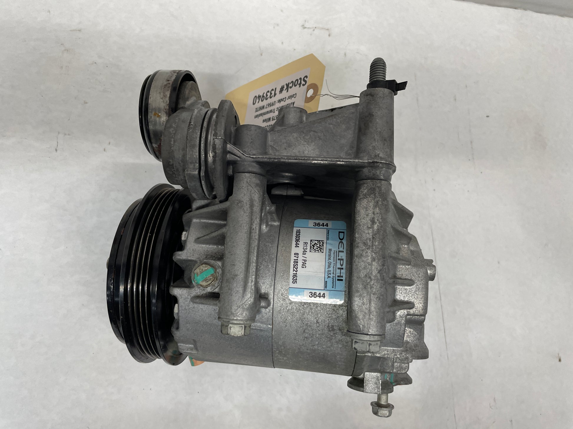 2005 Chevy C6 Corvette A/C Air Conditioner Compressor w/ Bracket OEM 24k - Day's Parts Yard