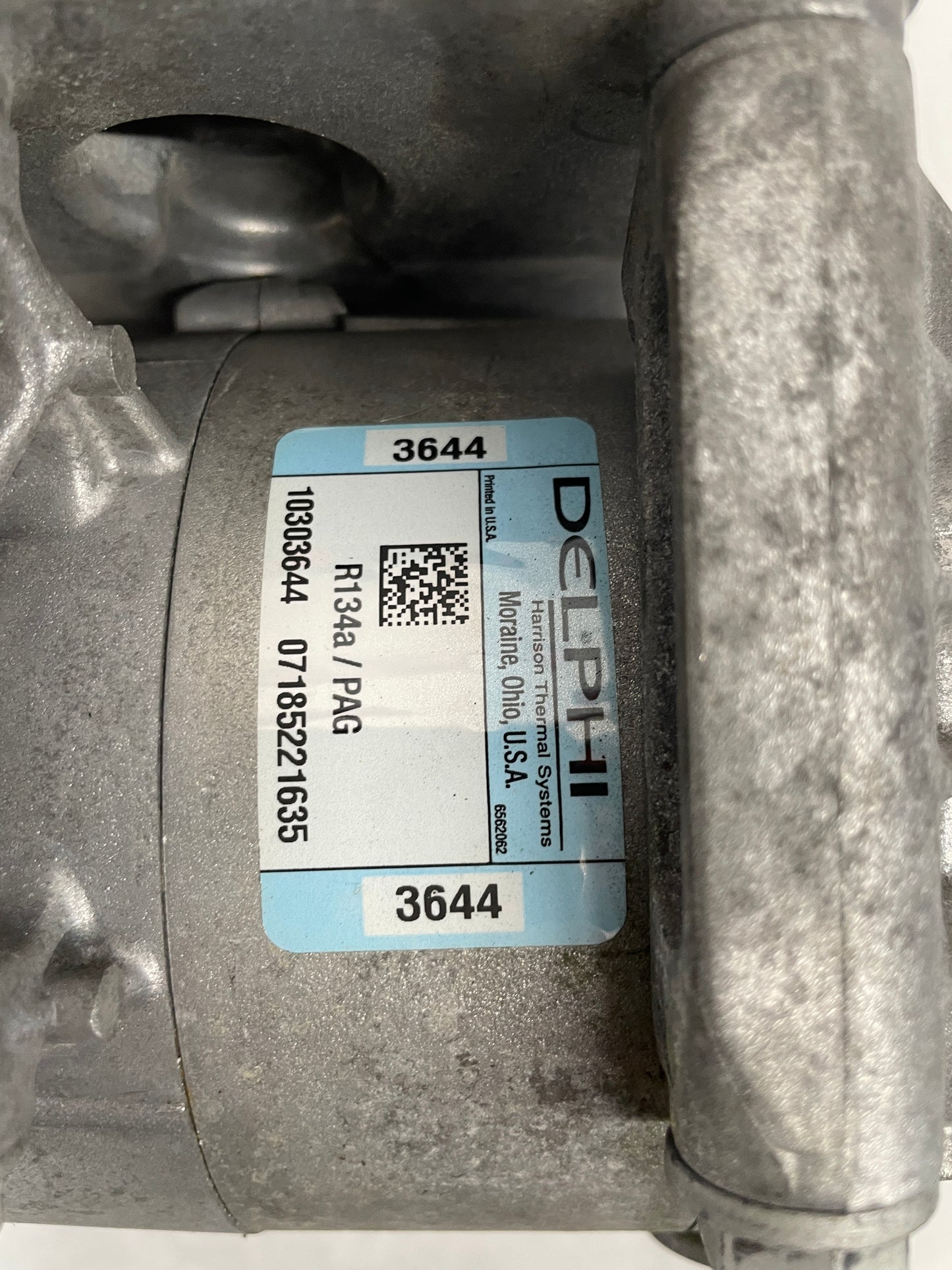 2005 Chevy C6 Corvette A/C Air Conditioner Compressor w/ Bracket OEM 24k - Day's Parts Yard