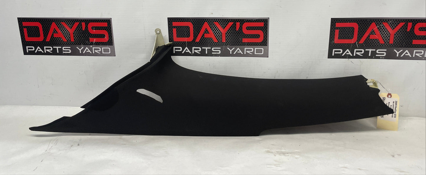 2005 Pontiac GTO RH Passenger Rear C Pillar Trim Seat Belt Cover OEM