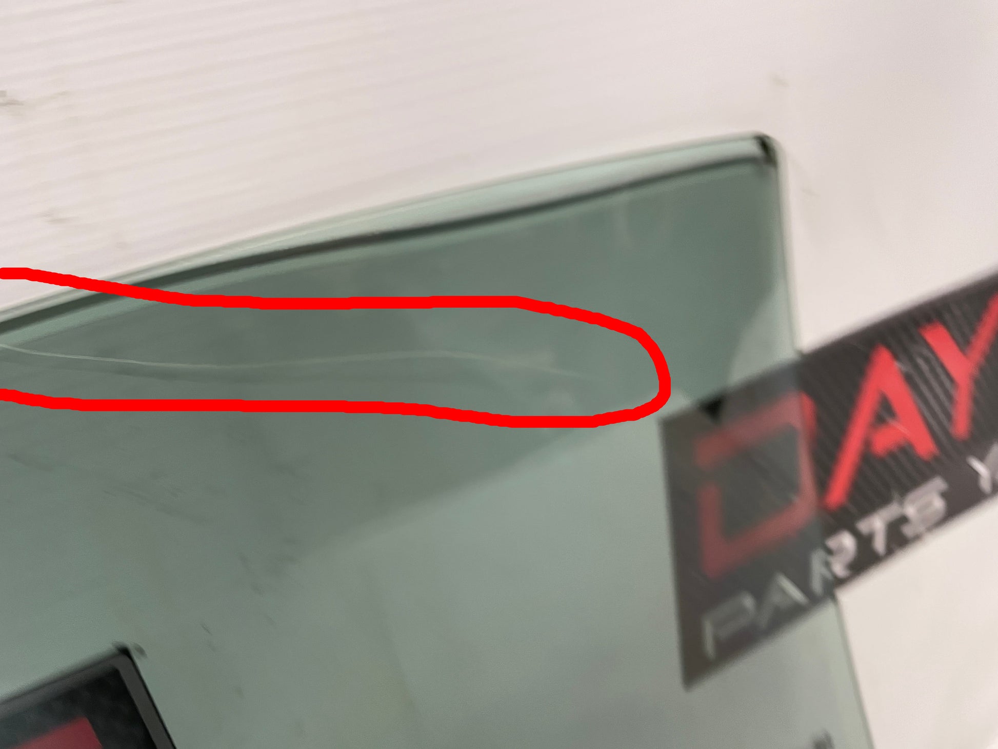 2001 Chevy C5 Corvette RH Passenger Door Window Glass OEM - Day's Parts Yard