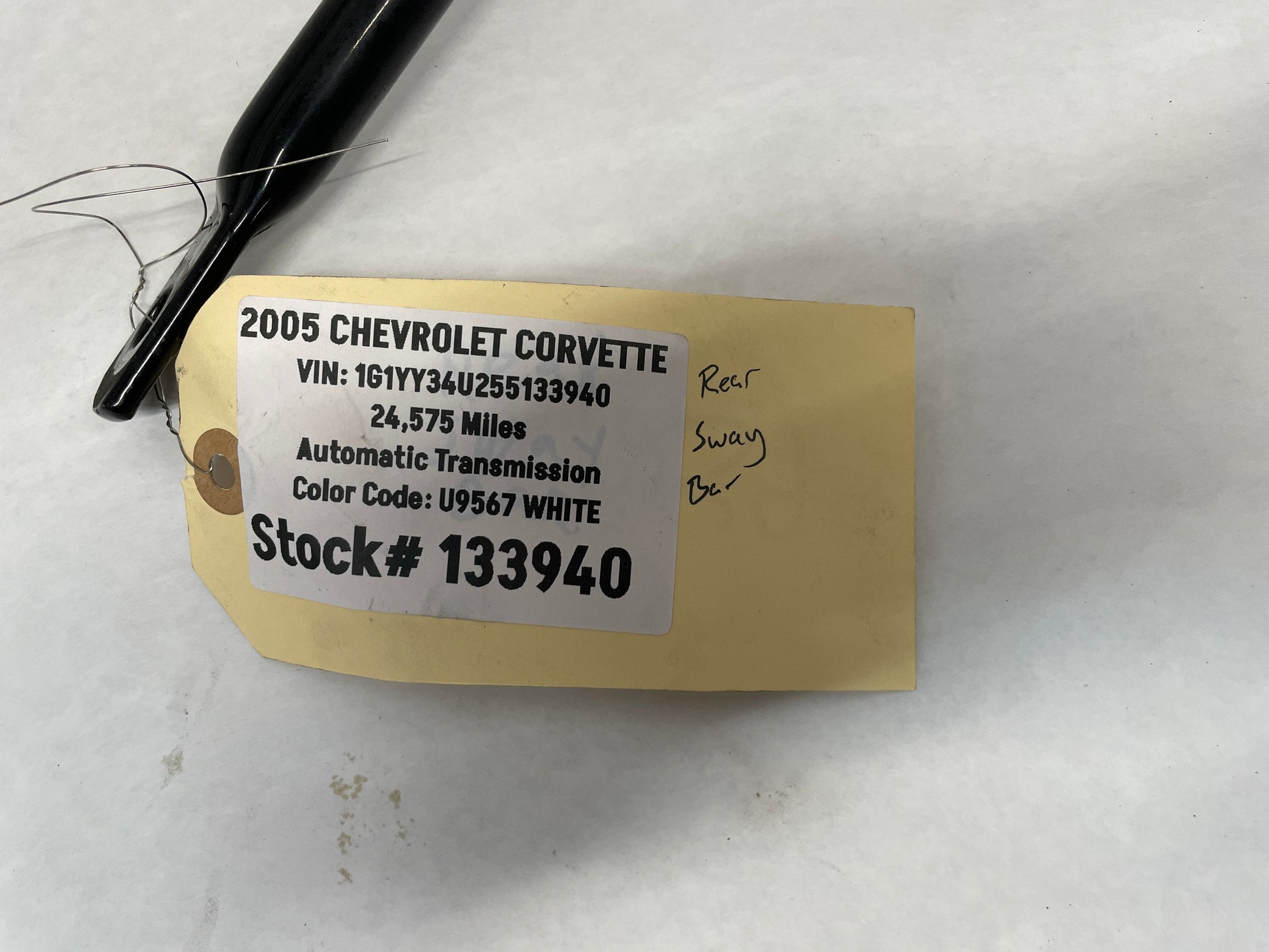 2005 Chevy C6 Corvette Rear Suspension Stabilizer Sway Bar Shaft OEM - Day's Parts Yard
