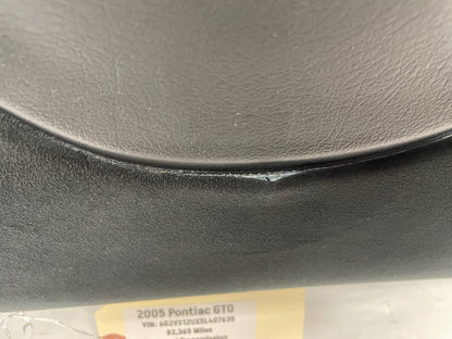 2005 Pontiac GTO Black Suede Interior Knee Bolster Fuse Box Block Cover OEM