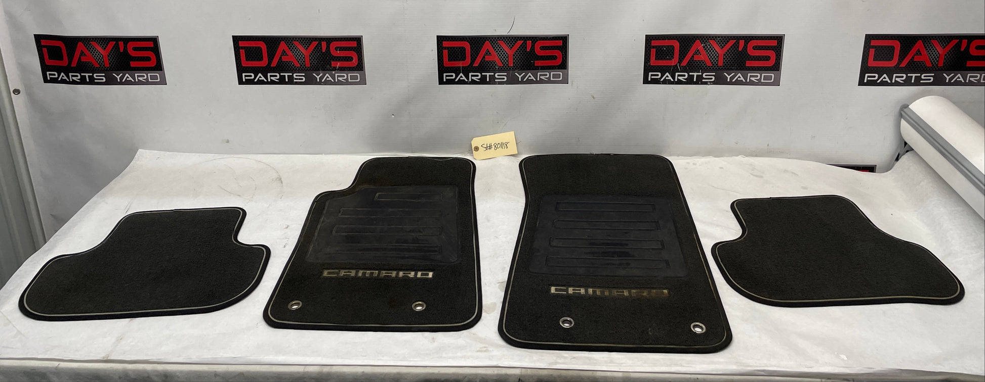 2012 Chevy Camaro ZL1 Front and Rear Floor Mats OEM - Day's Parts Yard
