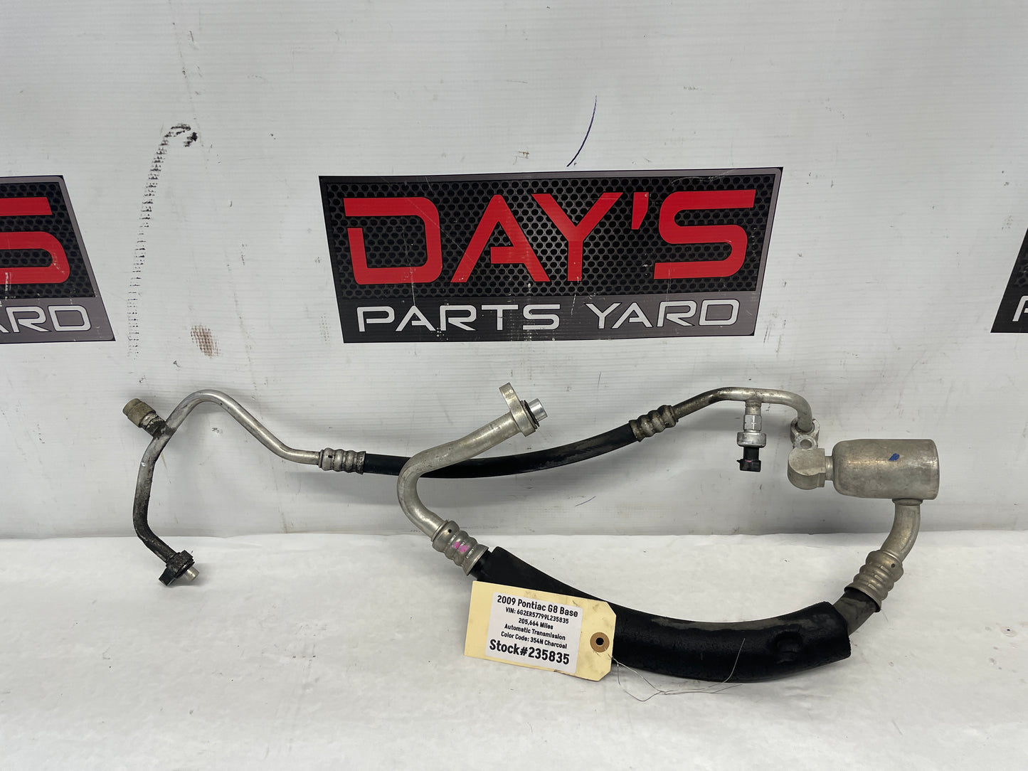 2009 Pontiac G8 Base AC Air Conditioner Compressor Manifold Line Hose Tube OEM - Day's Parts Yard