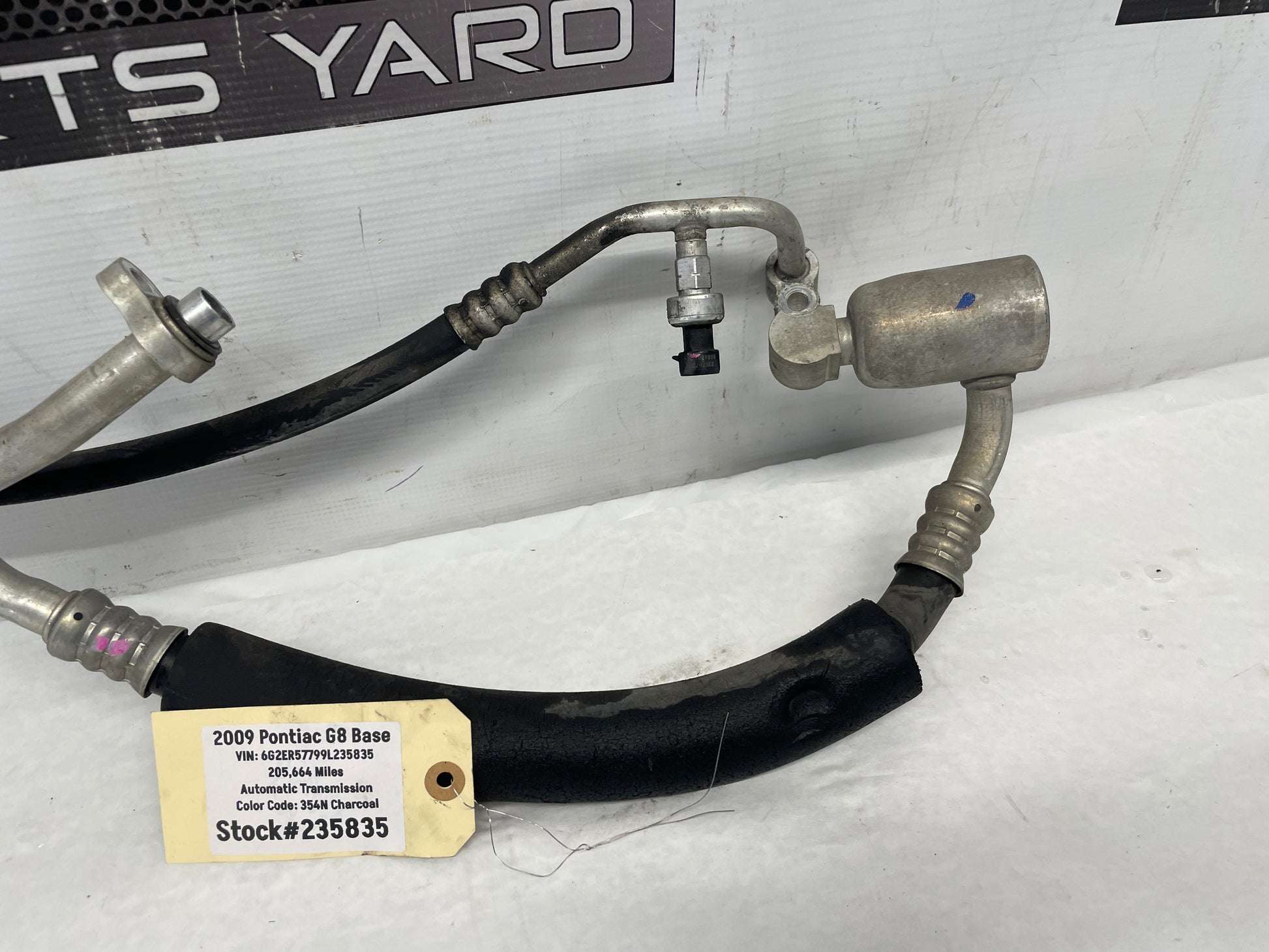2009 Pontiac G8 Base AC Air Conditioner Compressor Manifold Line Hose Tube OEM - Day's Parts Yard