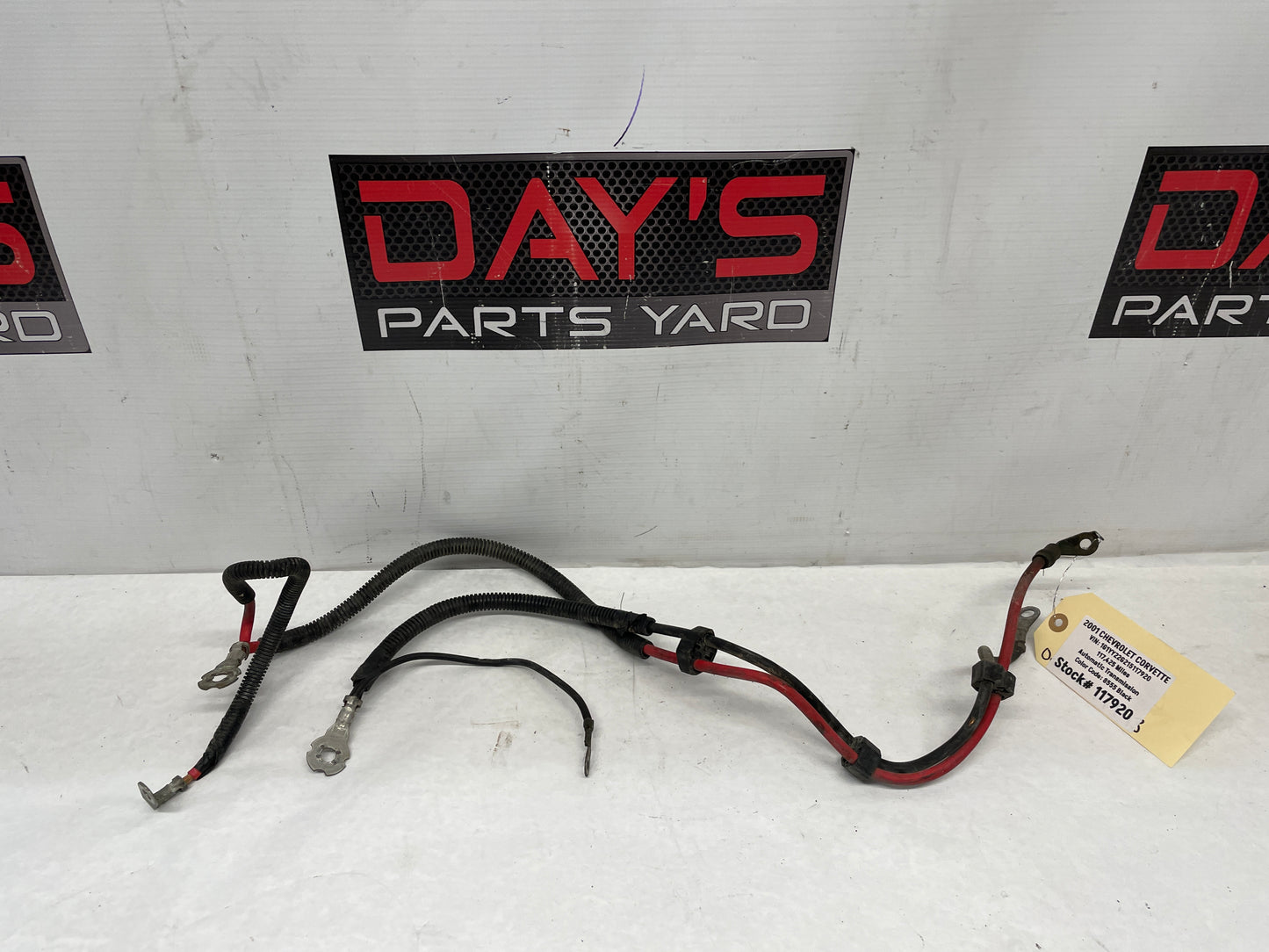 2001 Chevy C5 Corvette Battery Terminal Cable Wire Harness - OEM - Day's Parts Yard