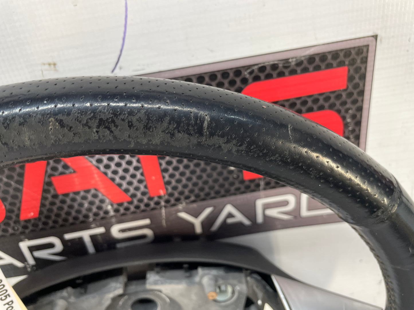 2005 Pontiac GTO Steering Wheel Yellow Stitching OEM