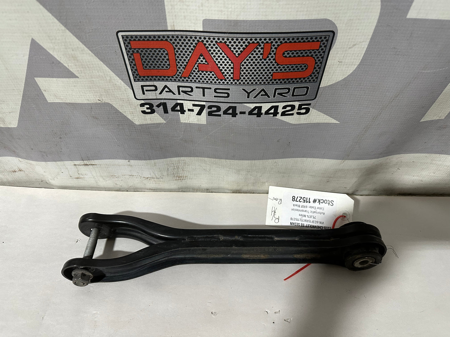 2015 Chevy SS Sedan Rear RH Passenger Suspension Trailing Control Arm OEM - Day's Parts Yard