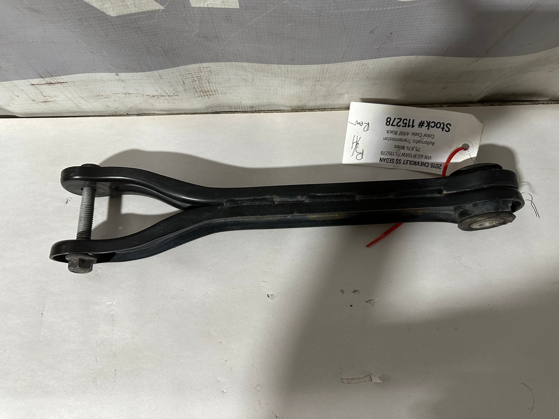 2015 Chevy SS Sedan Rear RH Passenger Suspension Trailing Control Arm OEM - Day's Parts Yard