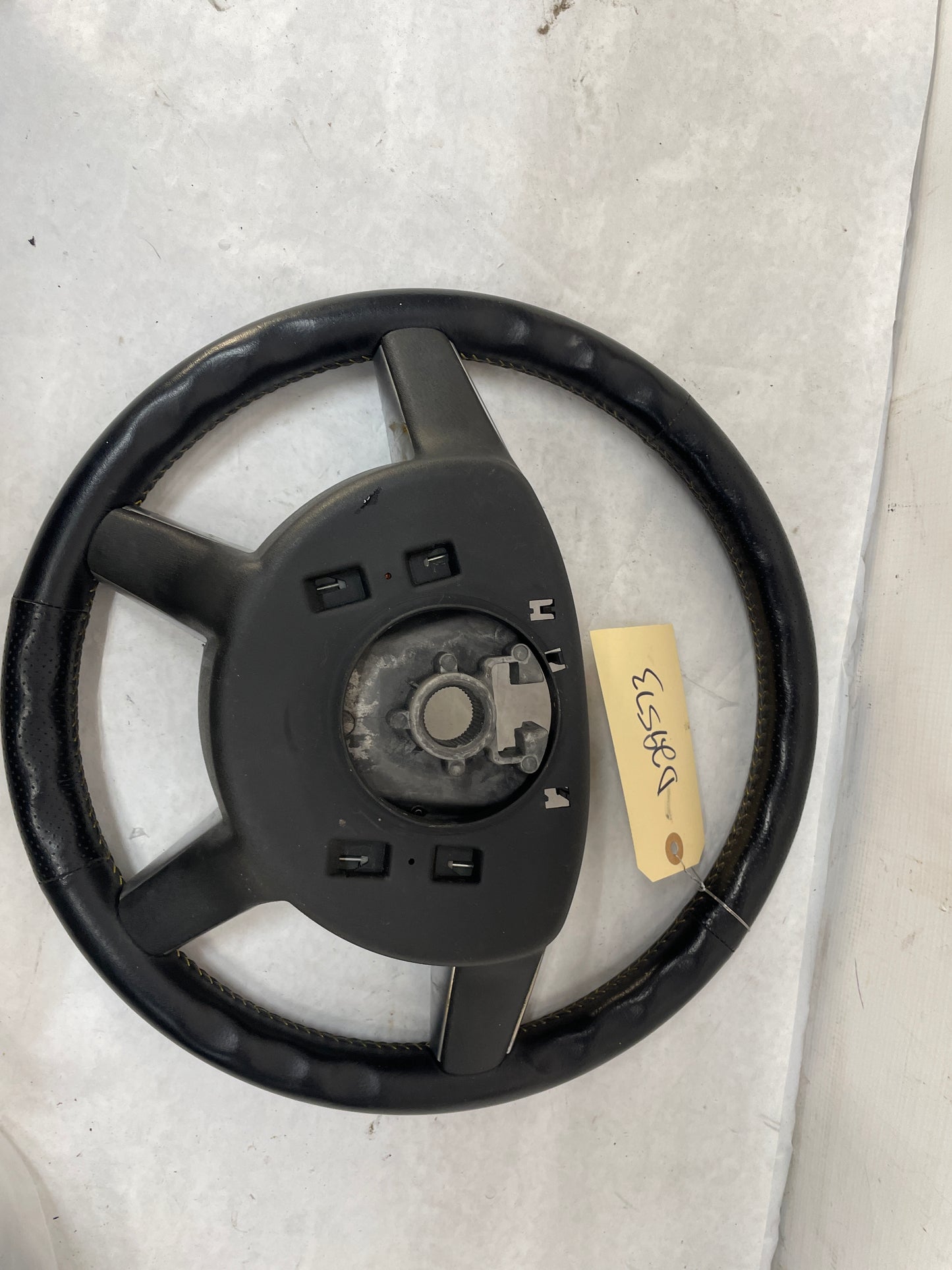 2005 Pontiac GTO Steering Wheel Yellow Stitching OEM