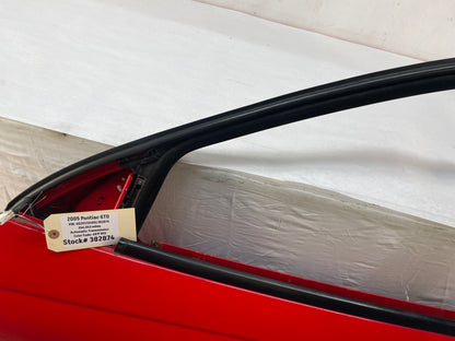 2005 Pontiac GTO LH Driver Exterior Door Red OEM - Day's Parts Yard