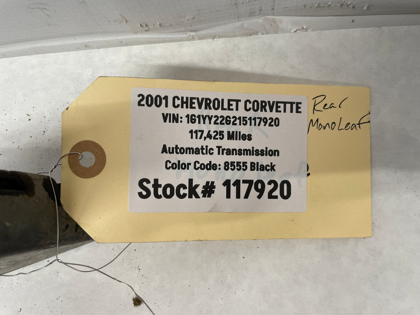 2001 Chevy C5 Corvette Rear Suspension Leaf Spring OEM - Day's Parts Yard