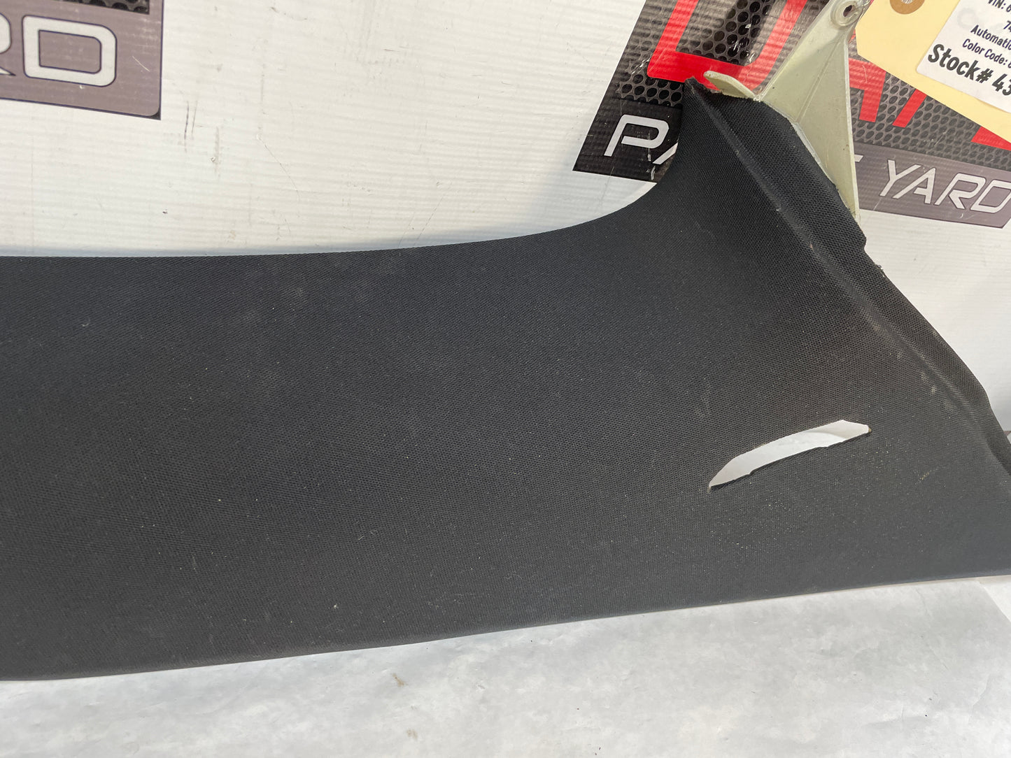 2005 Pontiac GTO LH Driver Rear Interior Quarter C Pillar Seat Belt Cover Trim Panel OEM