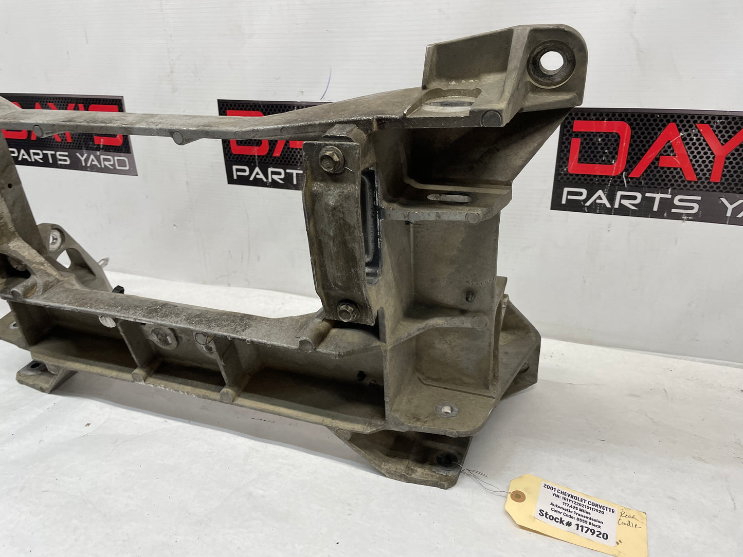 2001 Chevy C5 Corvette Rear Cradle Subframe Transmission Crossmember OEM - Day's Parts Yard