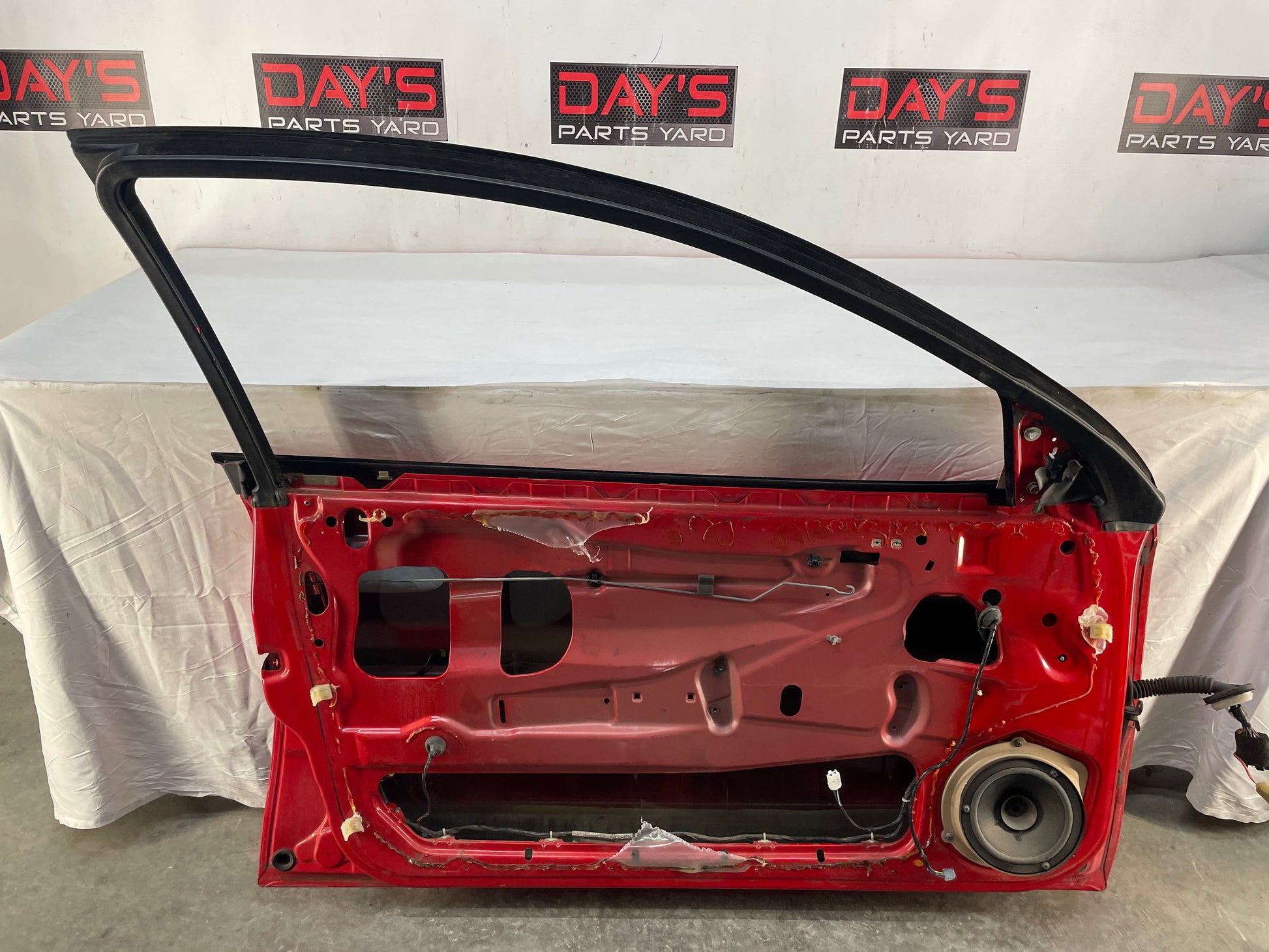 2005 Pontiac GTO LH Driver Exterior Door Red OEM - Day's Parts Yard