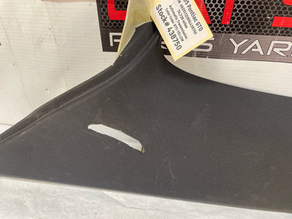 2005 Pontiac GTO RH Passenger Rear Interior Quarter C Pillar Seat Belt Cover Trim Panel OEM