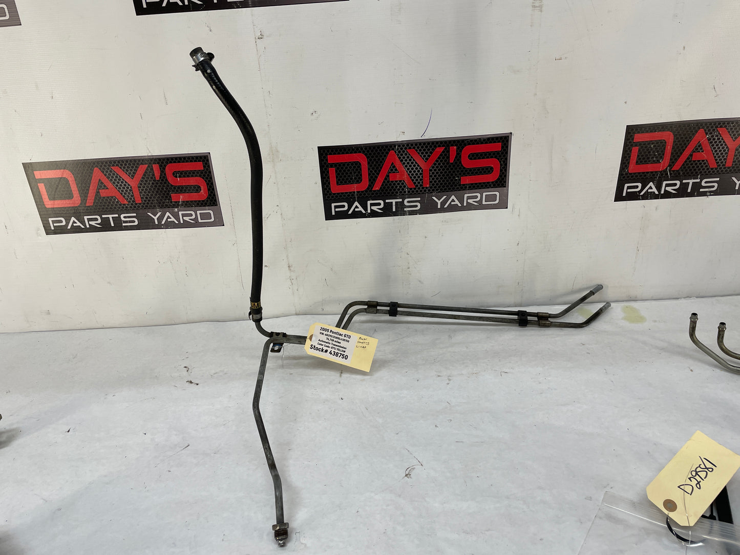 2005 Pontiac GTO Power Steering Lines Hoses Tubes OEM