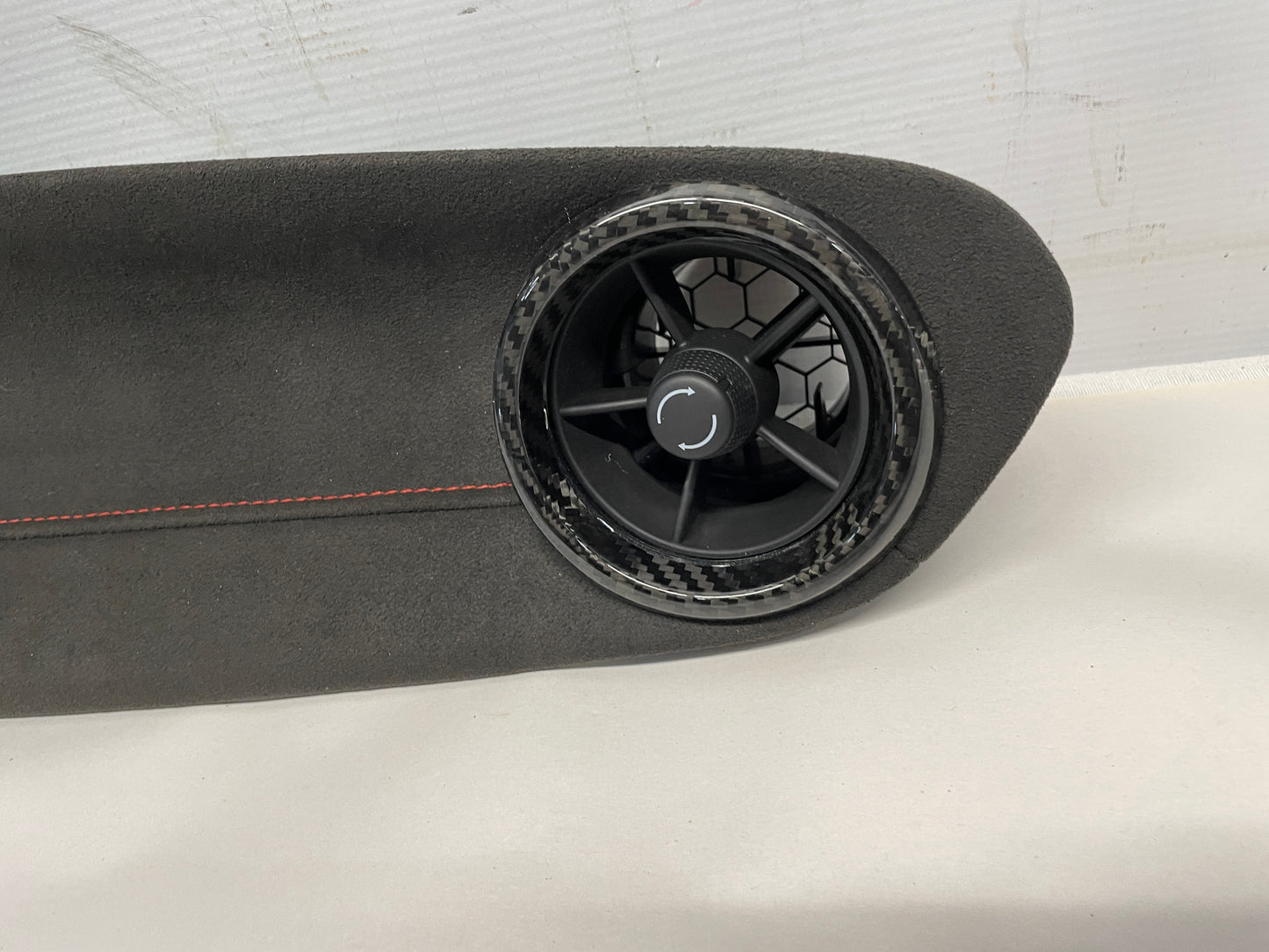 2018 Chevy Camaro 1LE SS RH Dash Trim Insert Black Suede w/ Red Stitching OEM - Day's Parts Yard