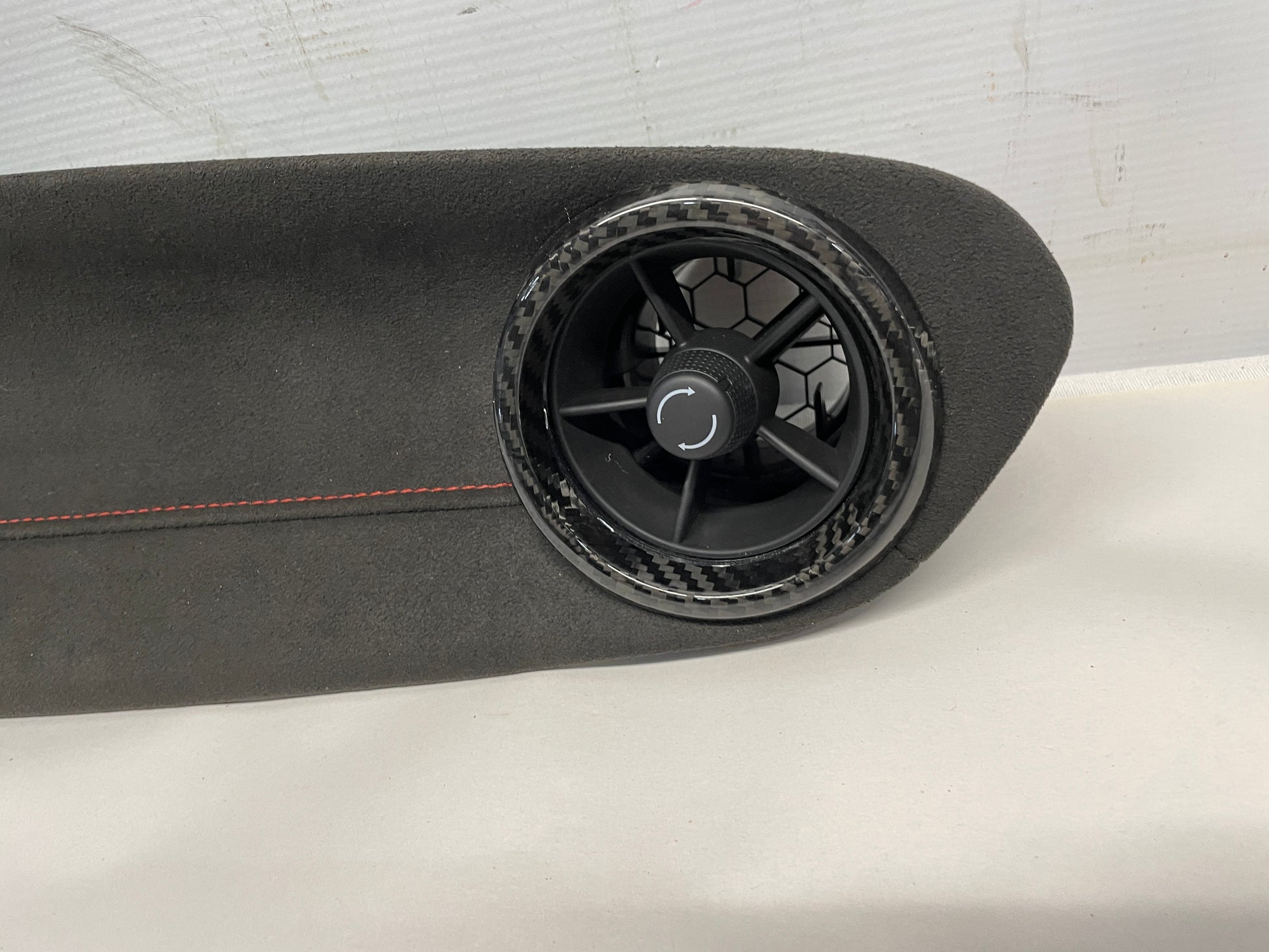 2018 Chevy Camaro 1LE SS RH Dash Trim Insert Black Suede w/ Red Stitching OEM - Day's Parts Yard