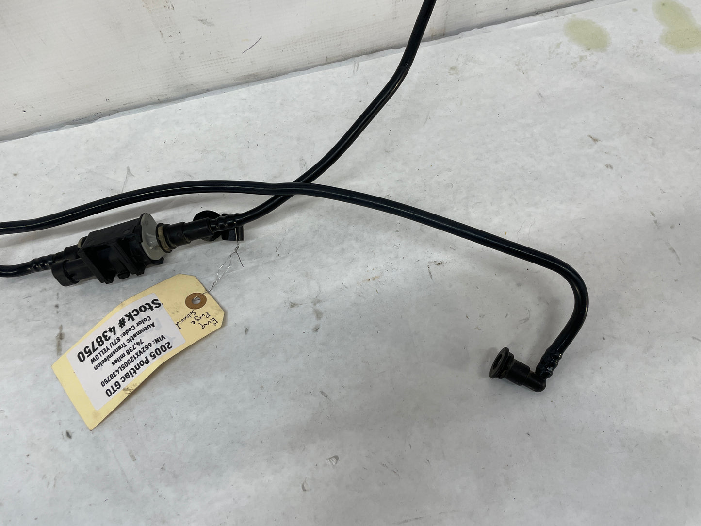 2005 Pontiac GTO Intake Manifold EVAP Purge Valve w/ Lines Hoses Tubes OEM