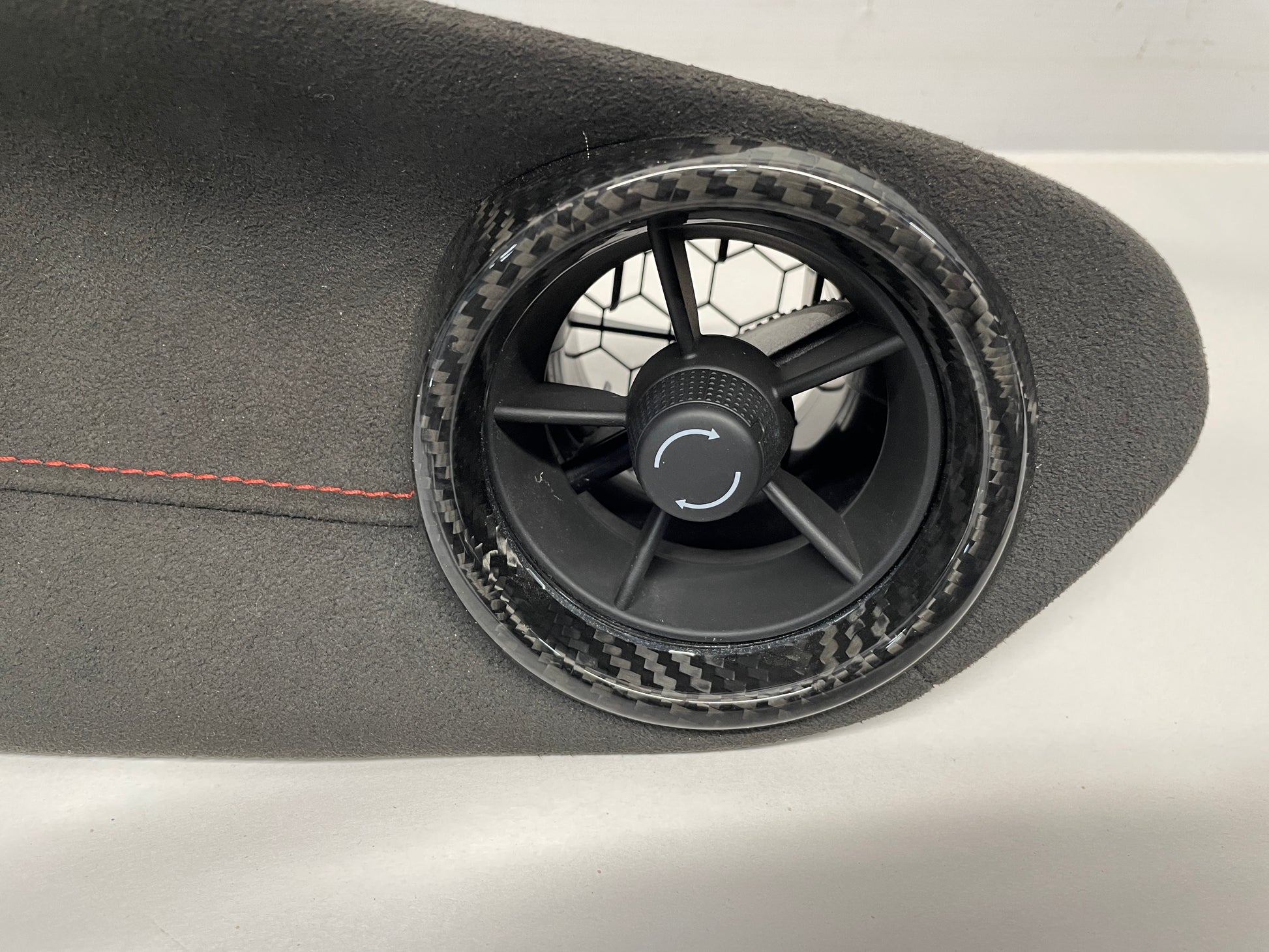 2018 Chevy Camaro 1LE SS RH Dash Trim Insert Black Suede w/ Red Stitching OEM - Day's Parts Yard