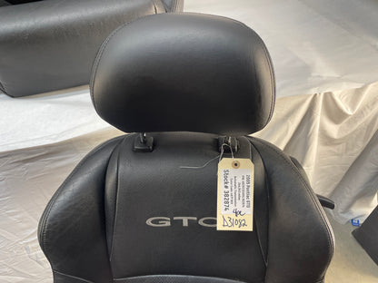 2005 Pontiac GTO Seats Front and Rears Black Leather OEM - Day's Parts Yard